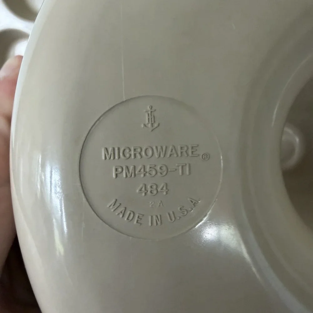 Vtg Anchor Hocking‎ MICROWARE Microwave Baking Ring Bundt Cake Muffin Pans 3 Pcs